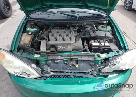 2002 Mercury Cougar V6 из США, поврежденный, VIN 1ZWHT61L925615280